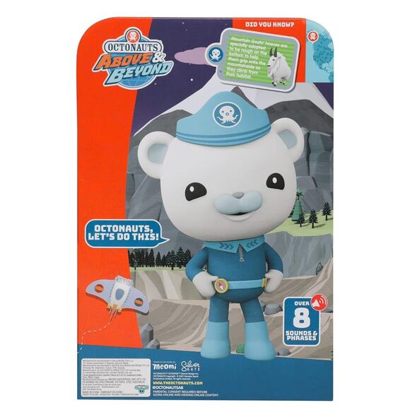 Octonauts Above & Beyond,Talking Plush Captain Barnacles Stuffed Animal - Picture 2 of 6